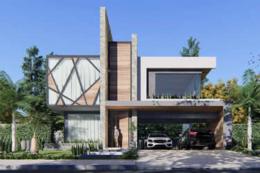 Project of sobrado with imposing facade