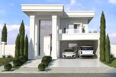 Neoclassical house plan