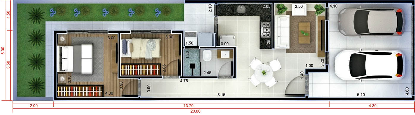 House plan to sell or rent5x20