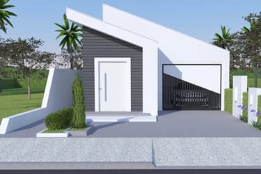 Ground floor house with 2 bedrooms