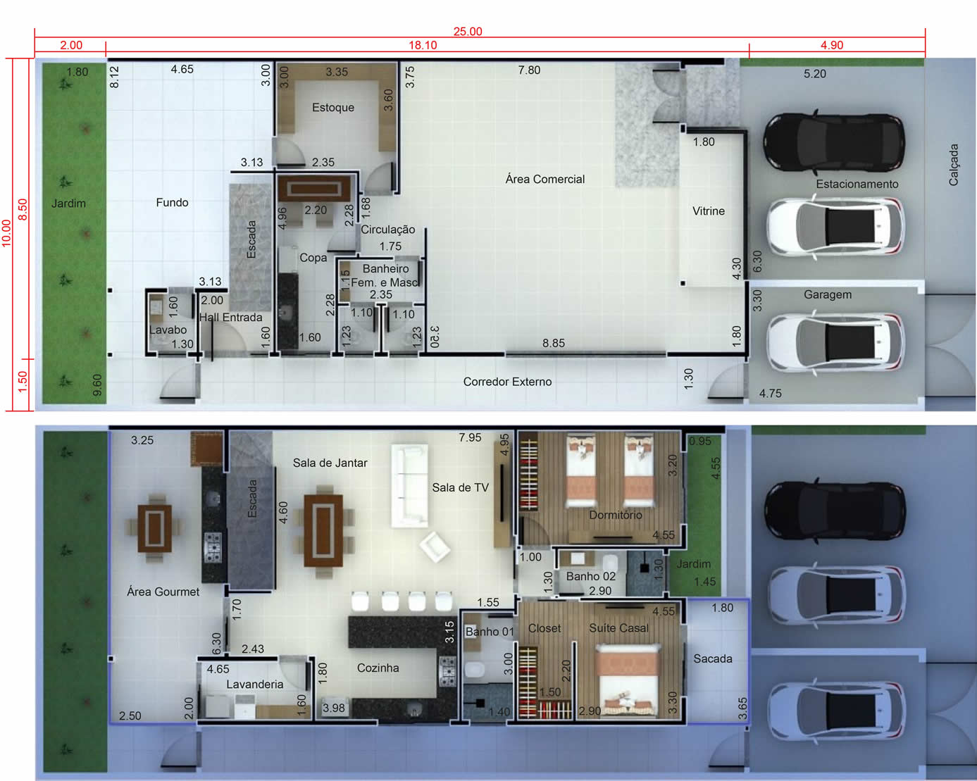 Trading plant with residence10x25