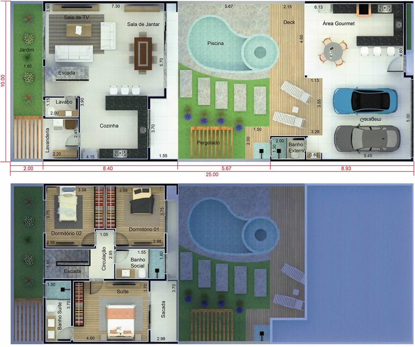 Ground floor house plan10x25