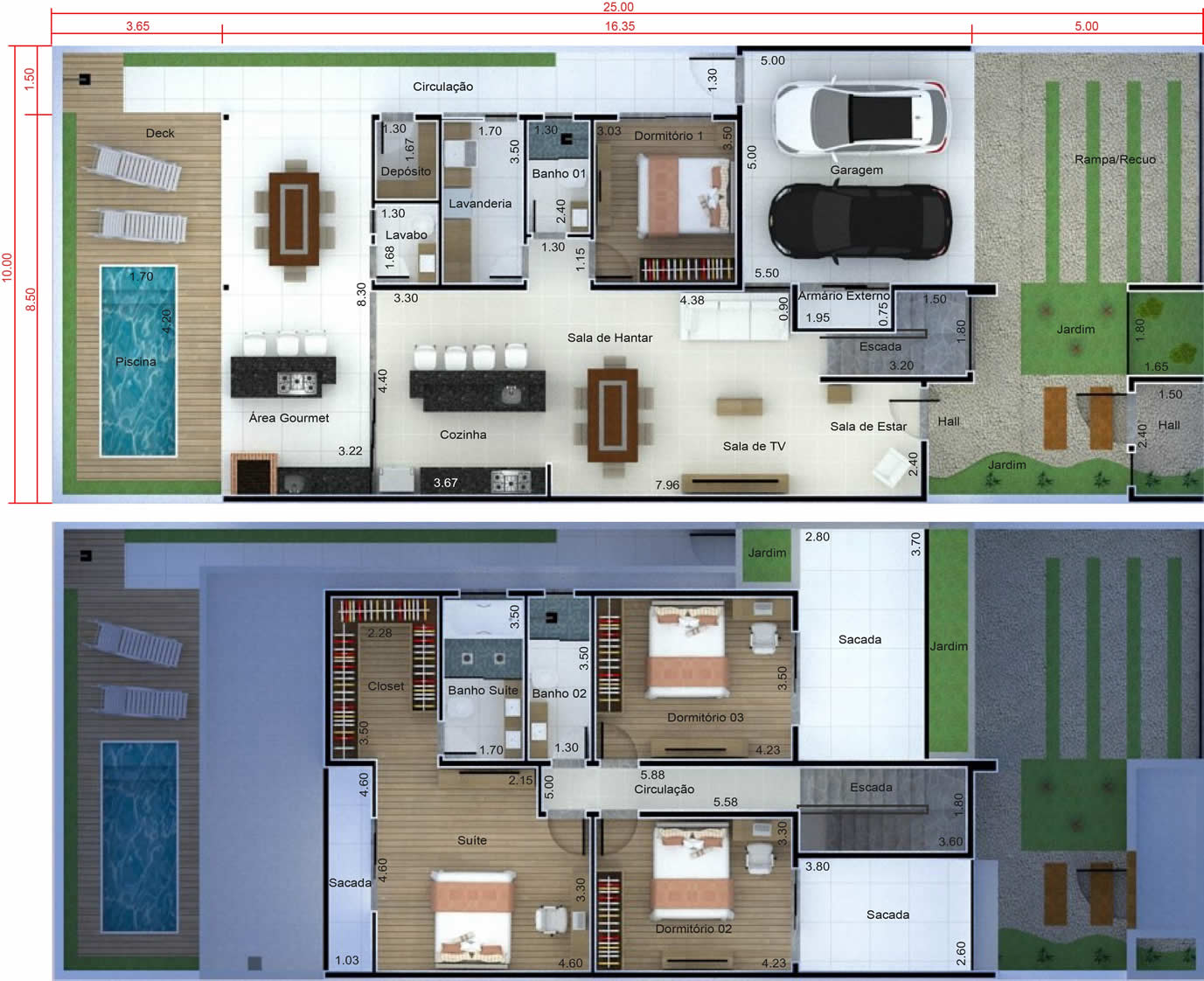 Floor plan for condominium10x25