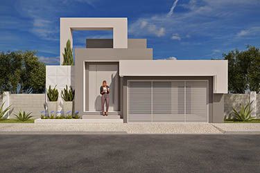 Modern and imposing house plan
