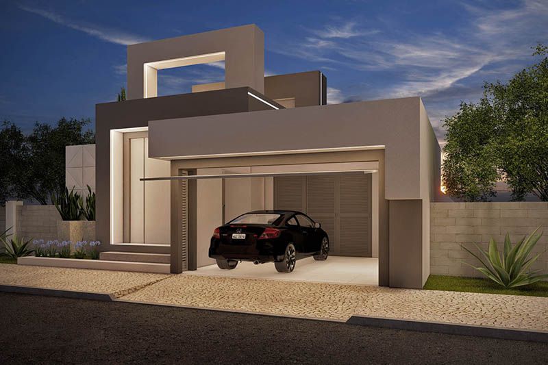 Modern and imposing house plan