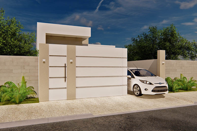 70m² single storey house