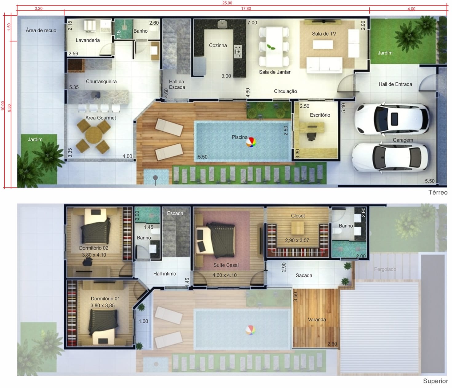 Terraced house10x25